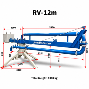 12m Putzmeister Concrete Placing Boom