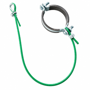 Concrete Pump Pipe Clamp With Safety Cable