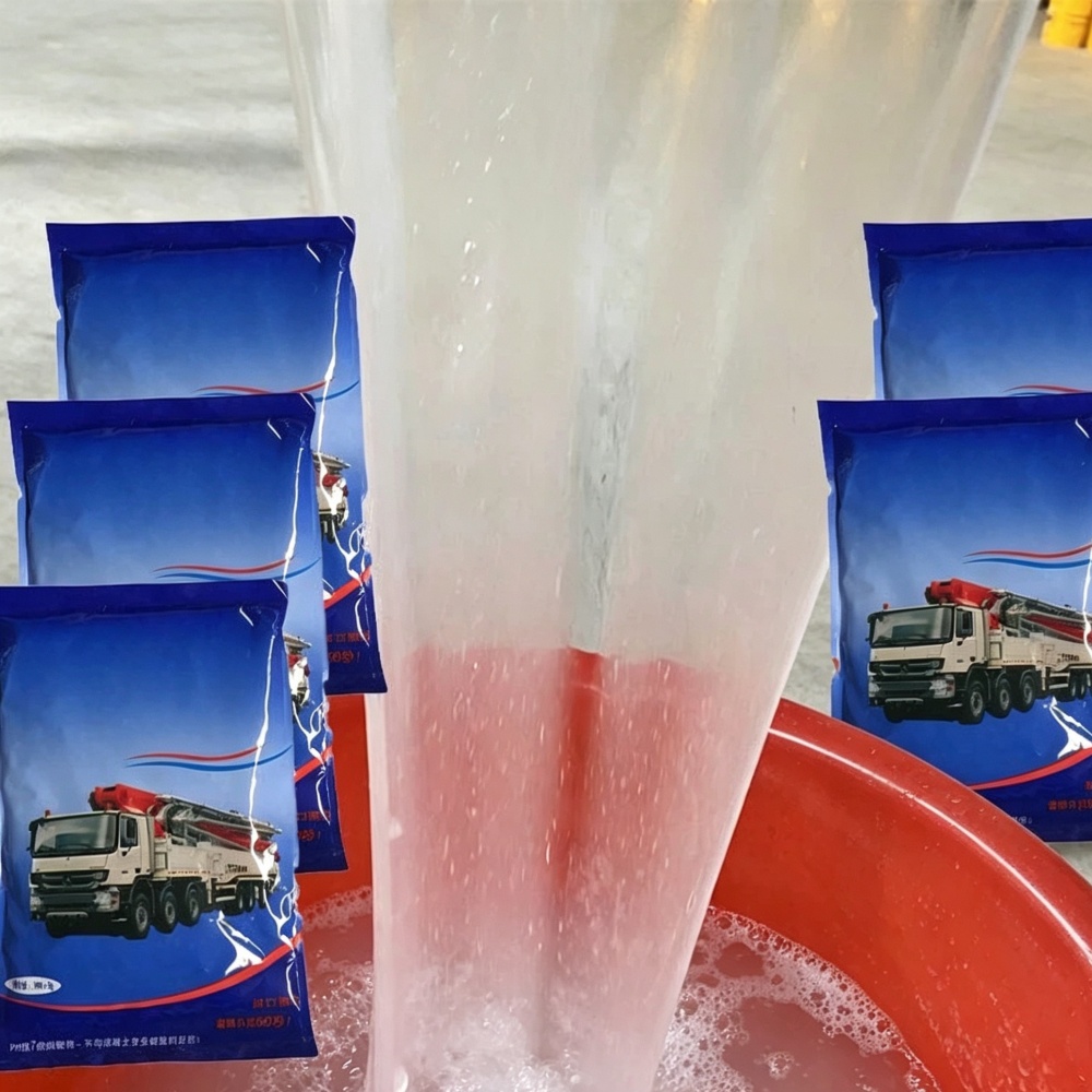 Concrete Pump Pipe Lubricant Application