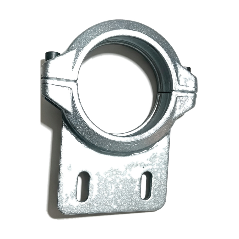 DN125 Split Pipe Clamp With Mounting Plate