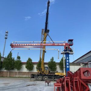 19m Hydraulic Concrete Placing Boom For Precast Beam Yard